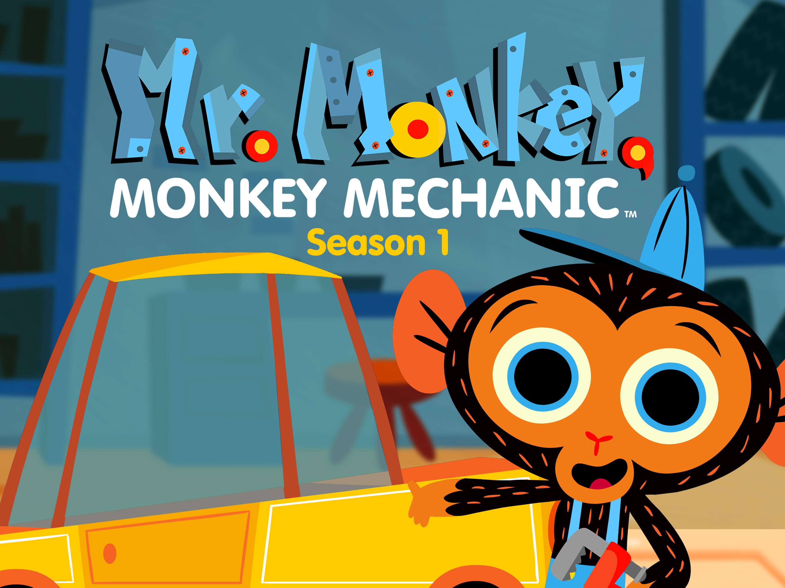 Prime Video Mr. Monkey, Monkey Mechanic Super Simple