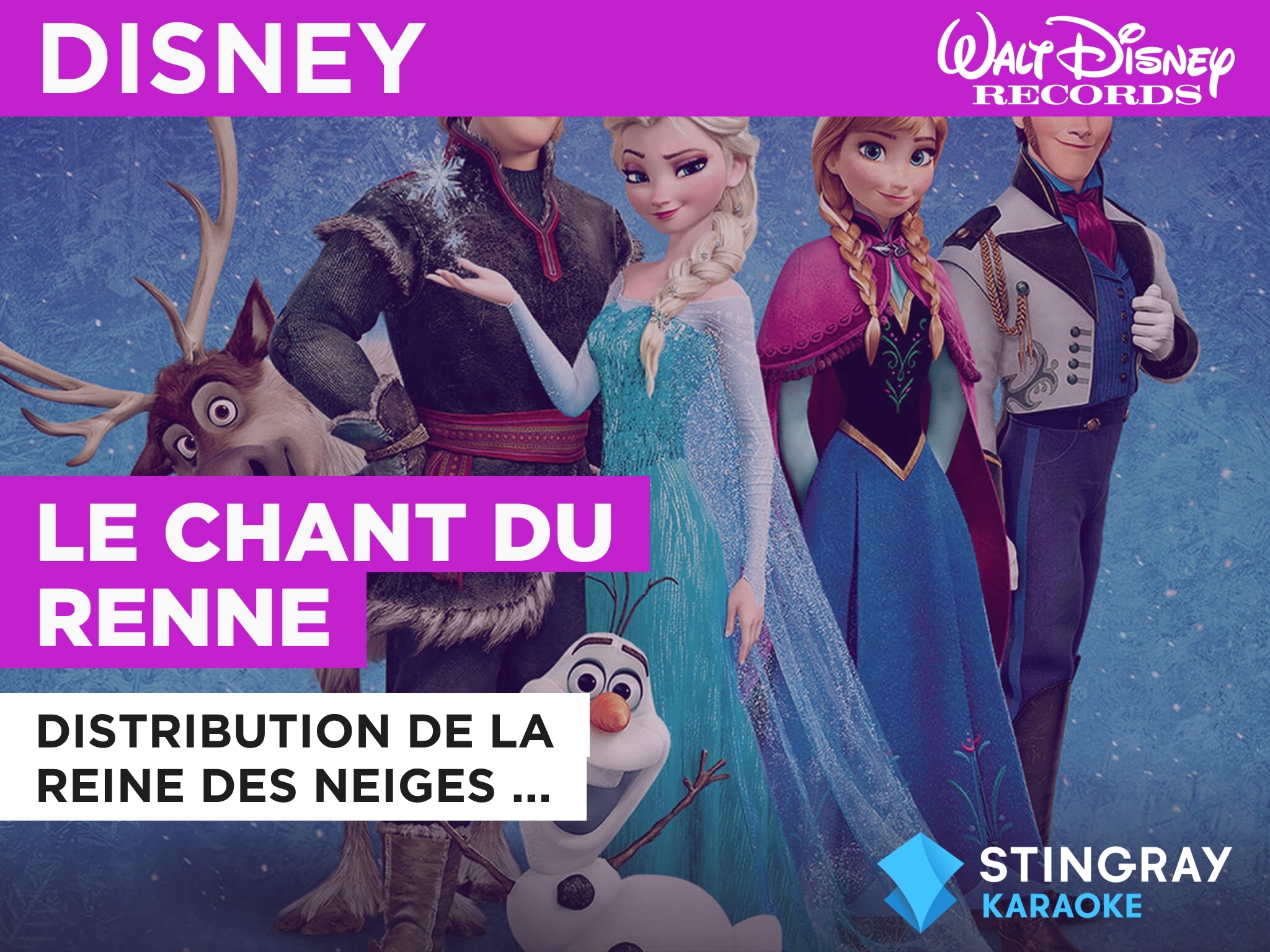 Personnage Reine Des Neiges Renne