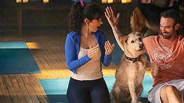 Russ and Anna's meet-cute over a stray pup named Merv (2023) — play along as this unlikely trio's friendship blossoms.
