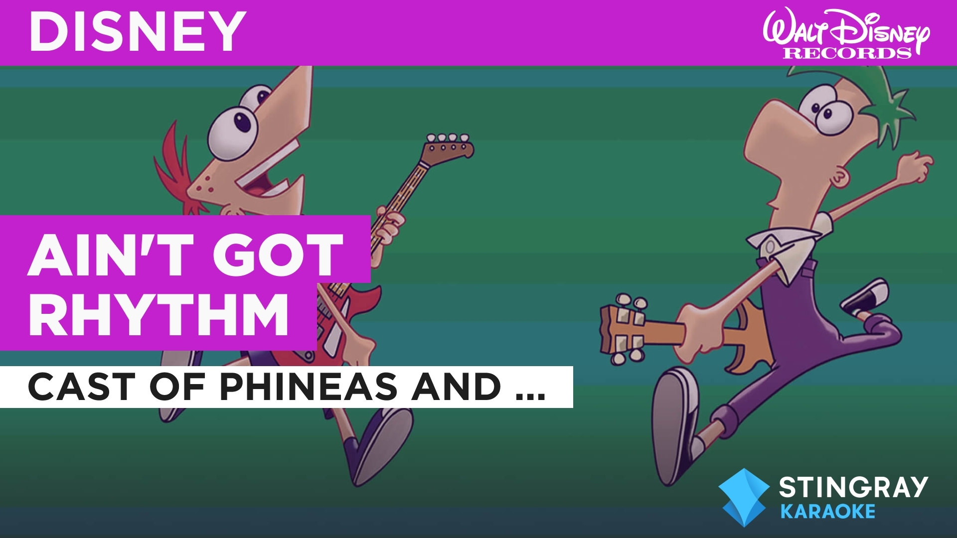 Prime Video Ain't Got Rhythm in the Style of Cast of Phineas and Ferb