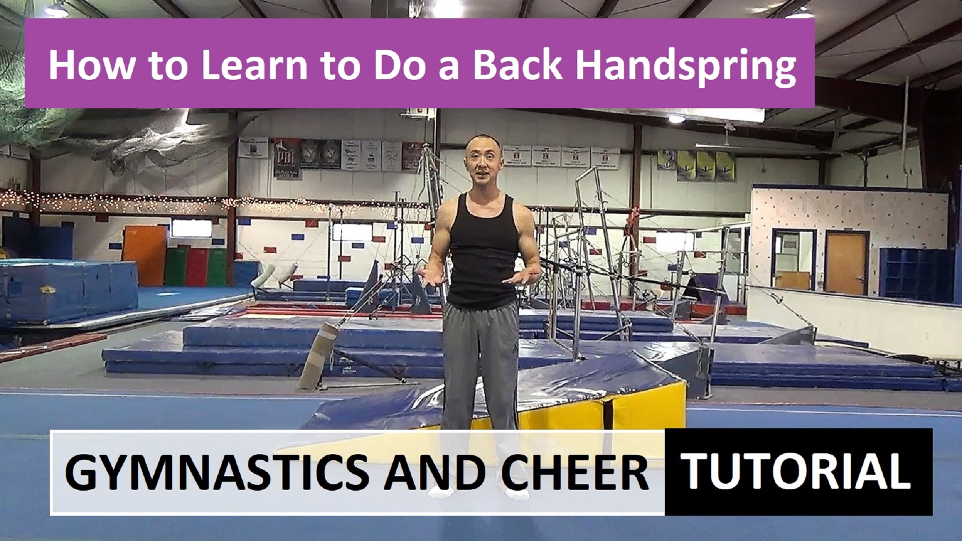 Watch How to Learn to Do a Back Handspring Gymnastics and Cheer Tutorial Prime Video