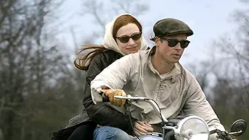 Brad Pitt's Benjamin Button on the poster for The Curious Case of Benjamin Button game