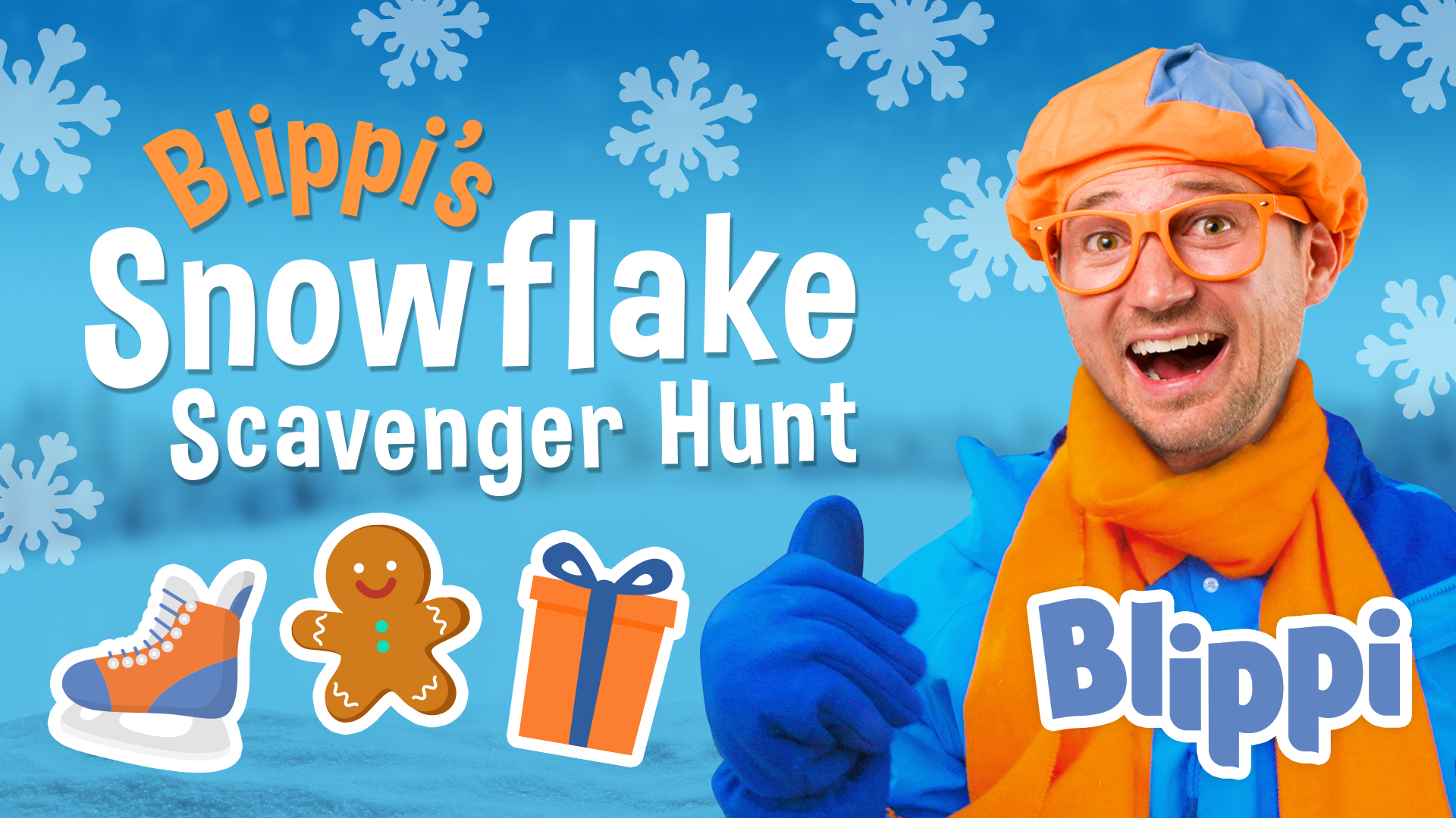 Amazon Blippi S Snowflake Scavenger Hunt Stevin John