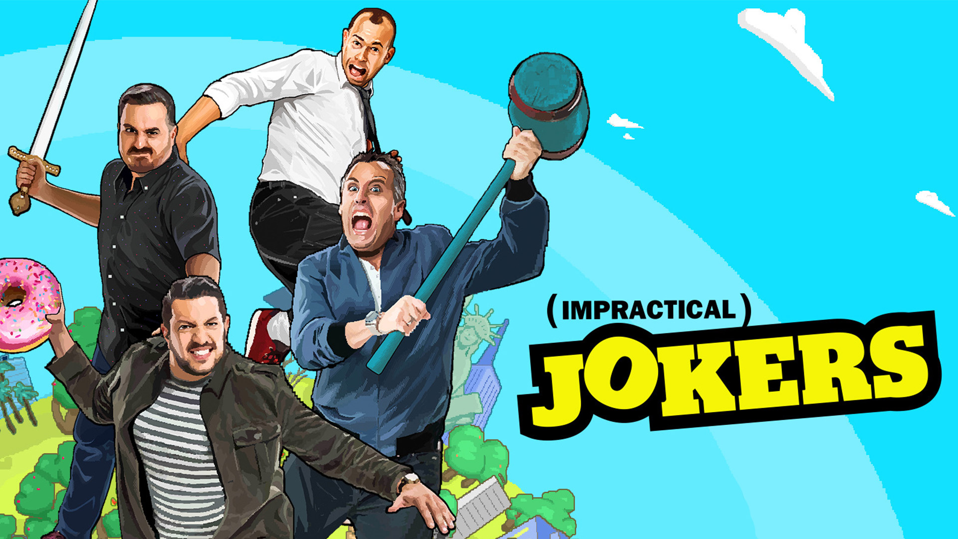 Impractical Jokers Poster TV Movie Poster Art Film Print Gift #IJ002