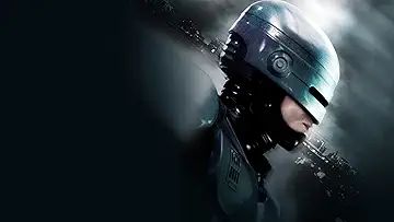 Robert John Burke's RoboCop on the poster for the RoboCop 3 game