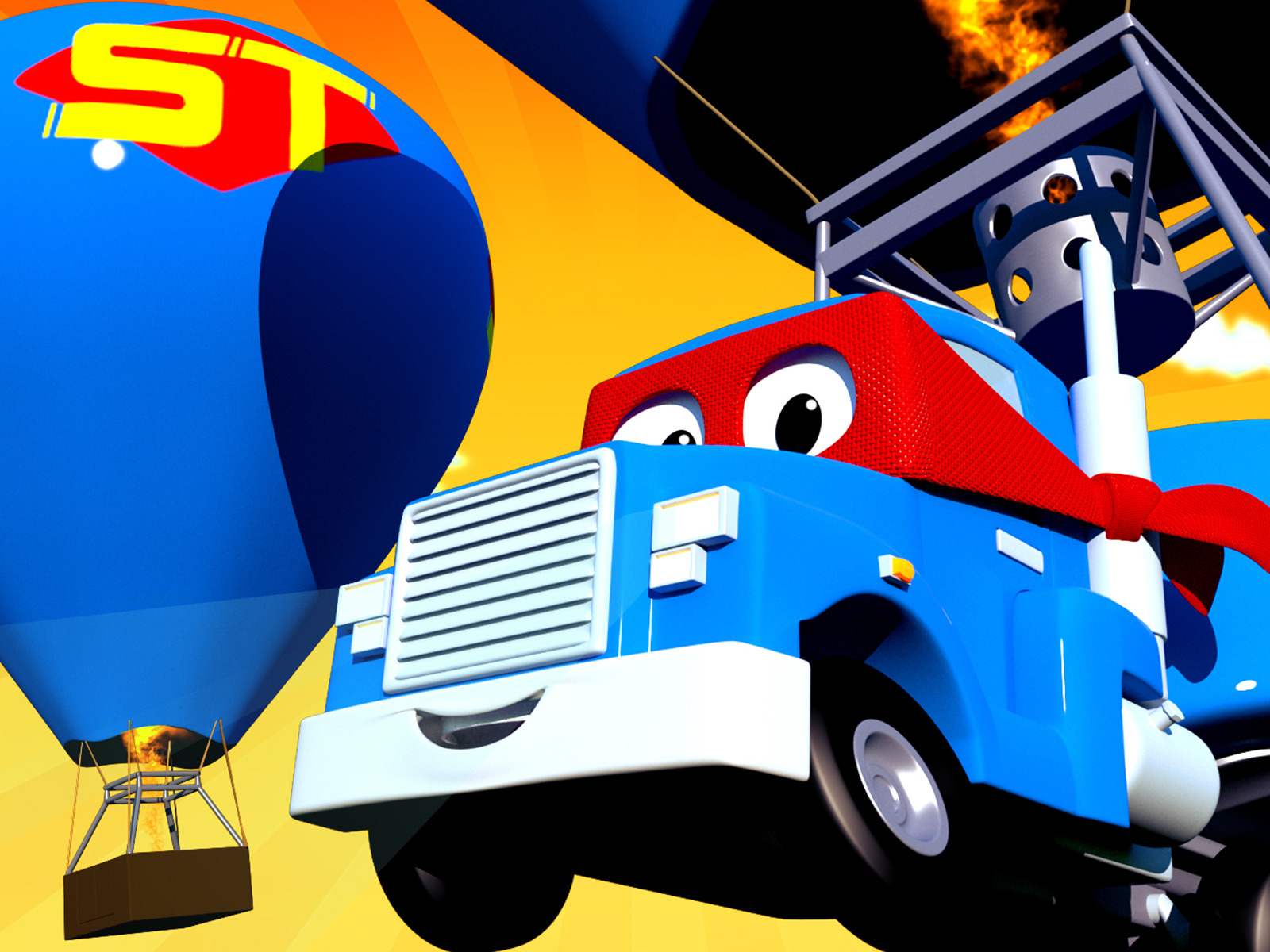 Dessin Animé Voiture Qui Se Transforme Prime Video: Carl le Super Camion
