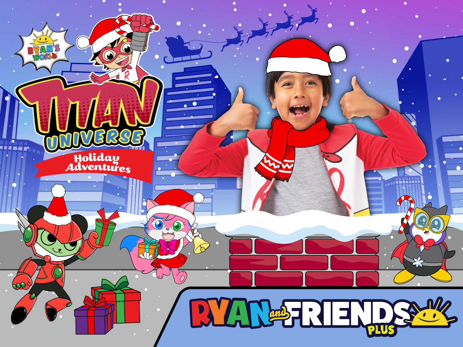 Prime Video Ryan's World Titan Universe Holiday Adventures