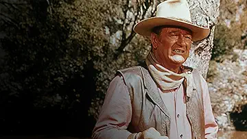 John Wayne's Jacob 'Big Jake' McCandles on the poster for the Big Jake game