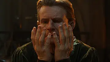 Celebrimbor (Charles Edwards) reckons with creating the Rings of Power in The Lord of the Rings: The Rings of Power Season 2 Episode 5, 'Halls of Stone'.