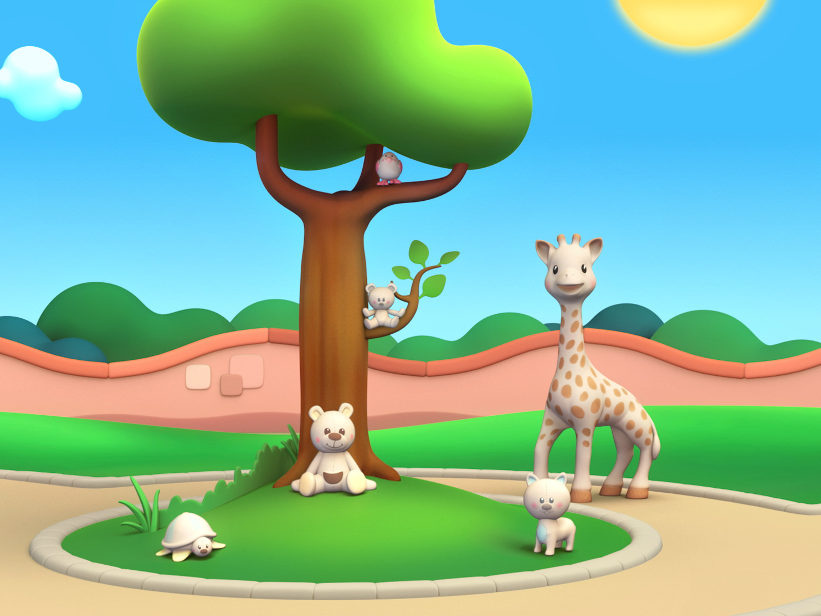 under the moonlight sophie la girafe