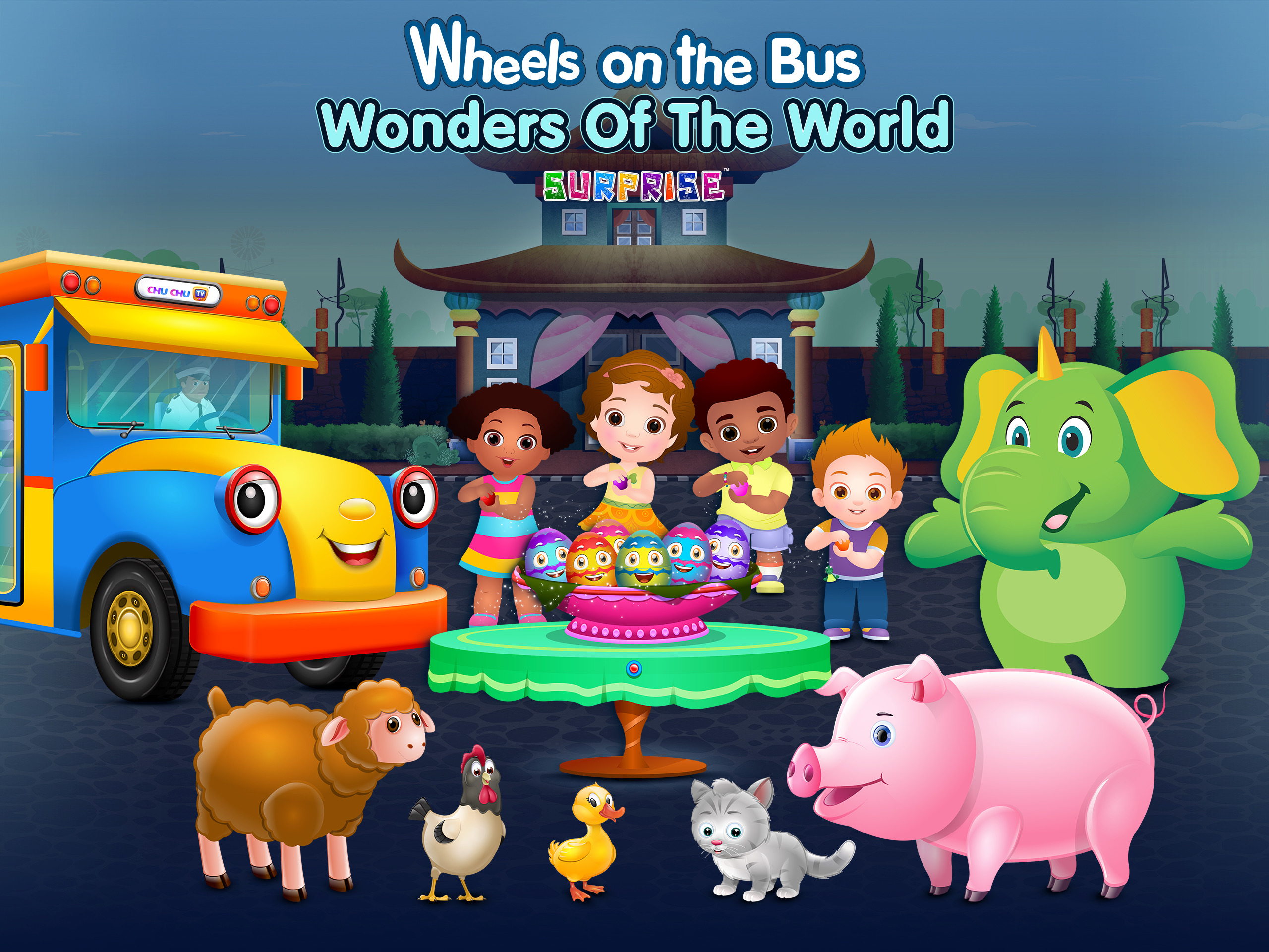 chu chu tv egg surprise bus