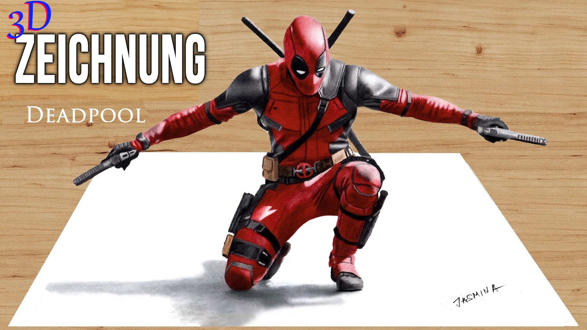 Amazon De Clip 3d Zeichnung Deadpool Ansehen Prime Video