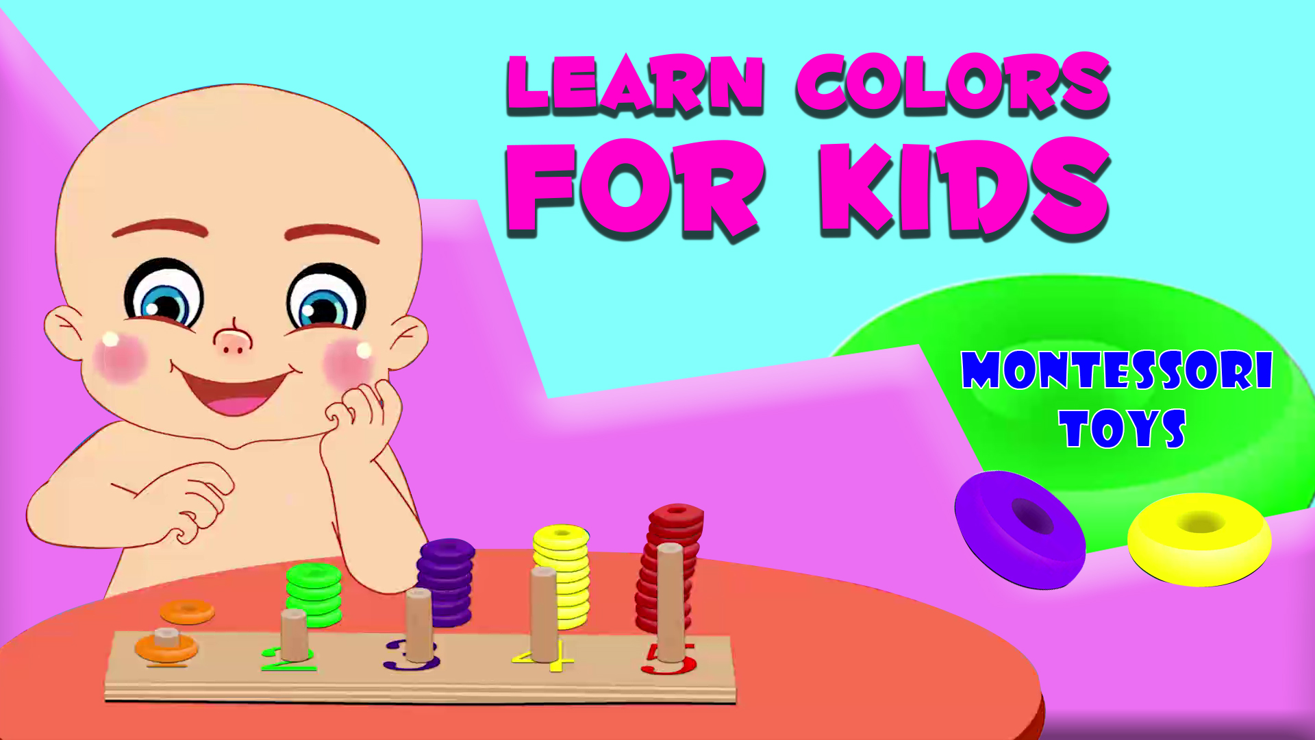 learn colors with toys