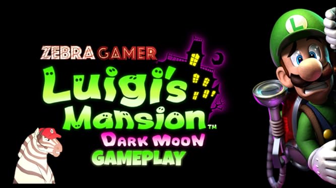 Watch Clip Luigi S Mansion Dark Moon Gameplay Zebra Gamer Prime Video
