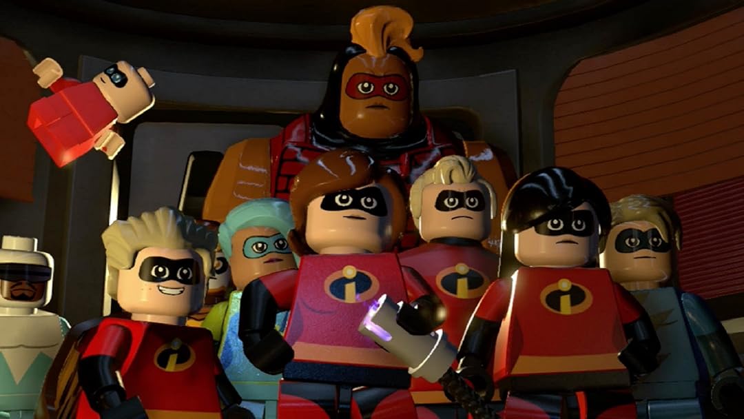 lego incredibles flying characters