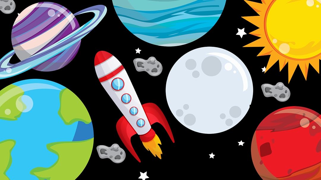 Amazoncom Watch Solar System Relaxing Happy Music Space