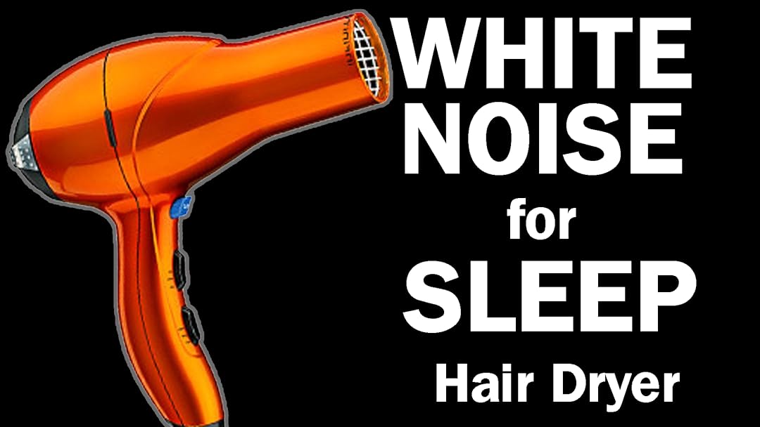 hair dryer white noise baby