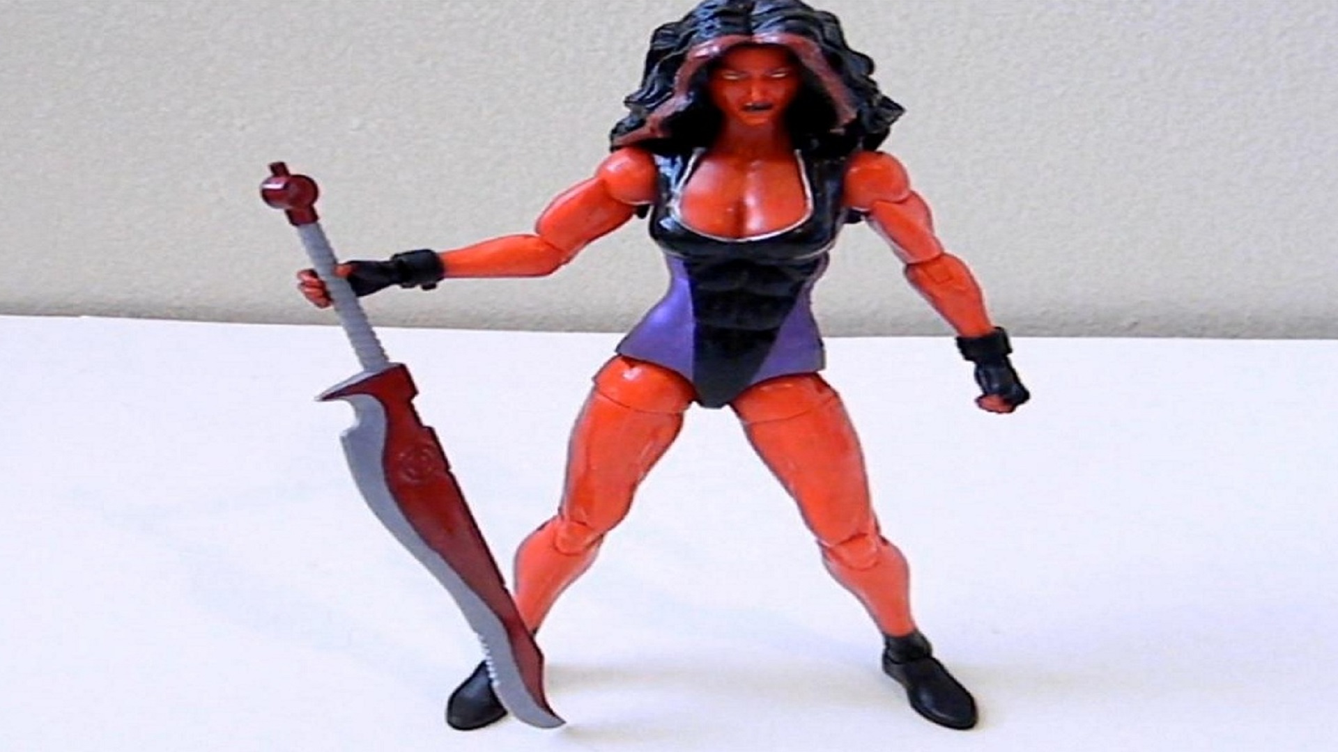 red she hulk action figure