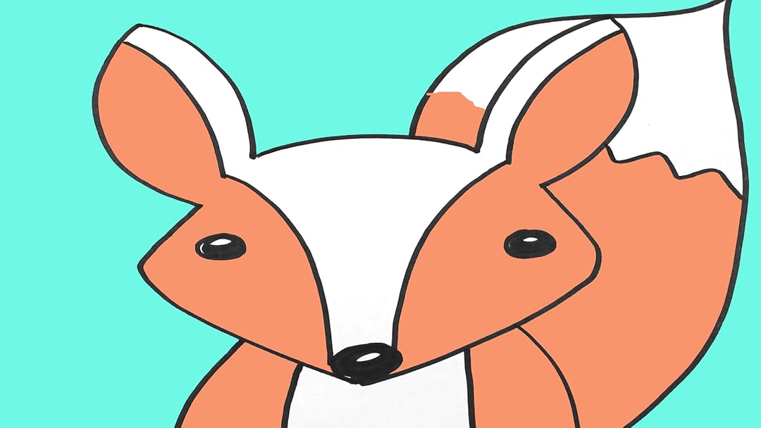 Watch How to Draw a Cartoon Fox Art Lesson for Kids