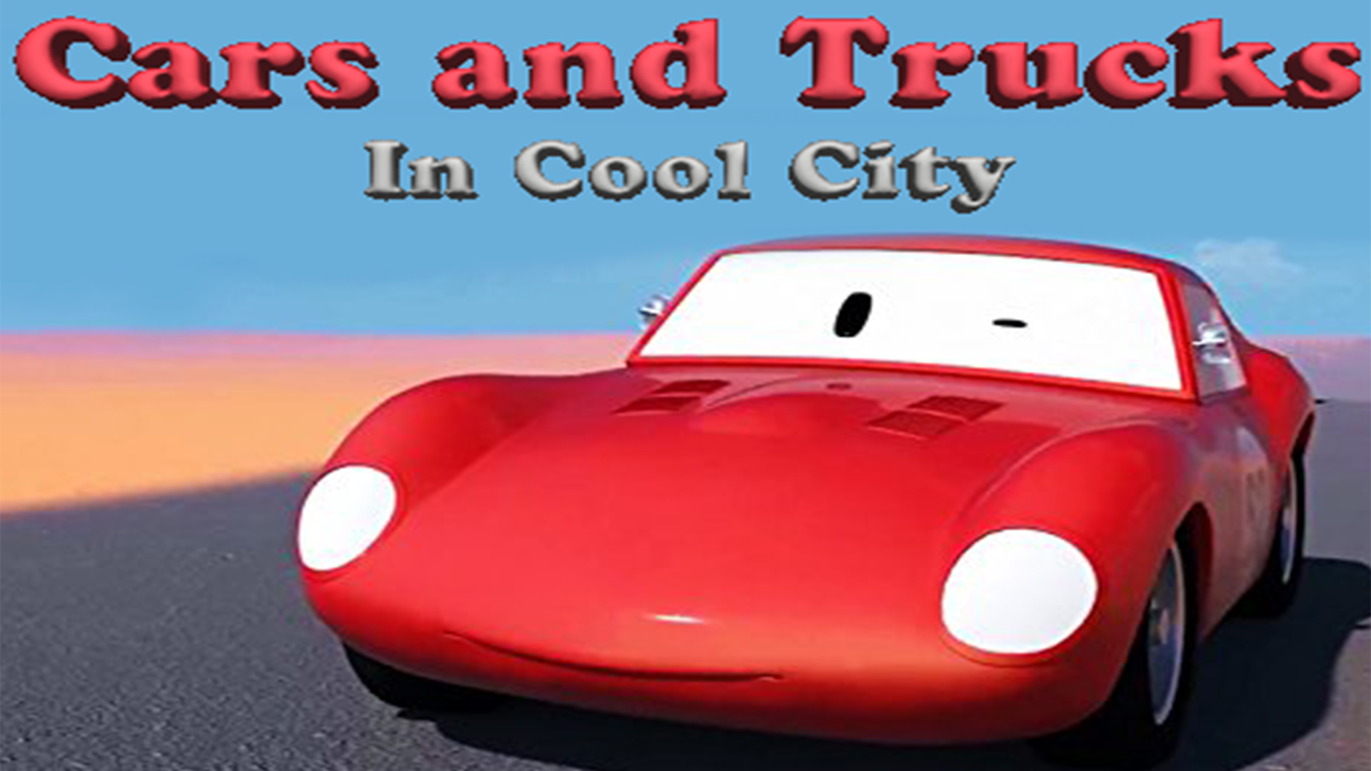 playing with cars and trucks