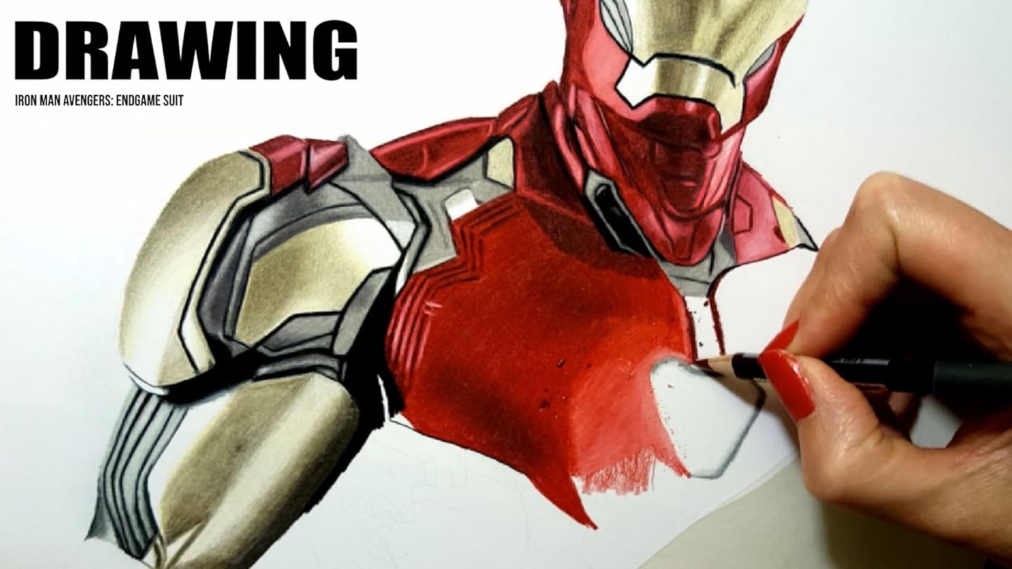 Watch Clip: Drawing Iron Man Avengers: Endgame Suit | Prime Video