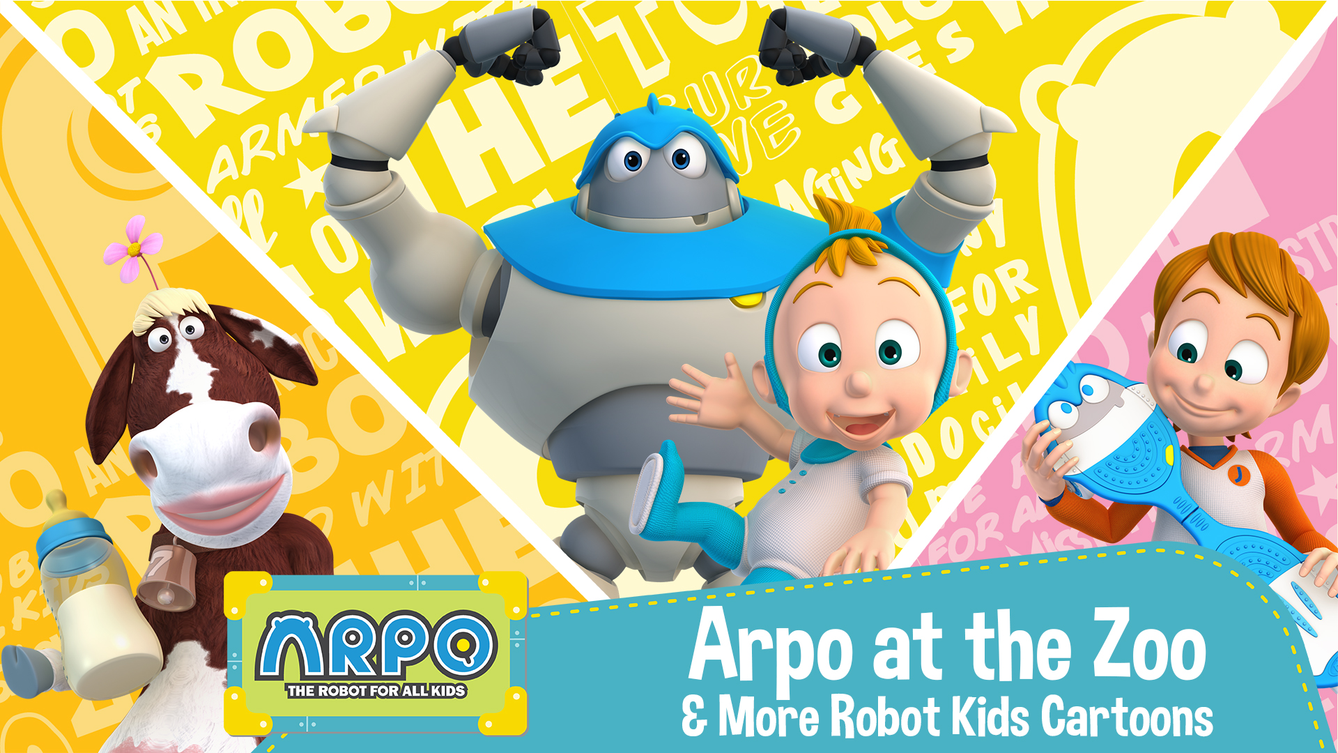 Watch Arpo The Robot For All Kids Arpo At The Zoo More Robot Kids Cartoons Prime Video