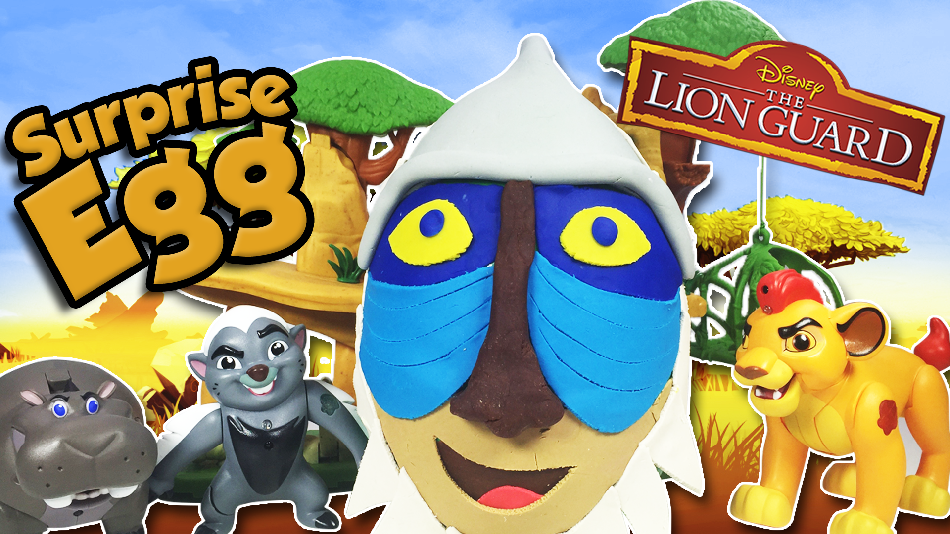 lion guard play doh eggs