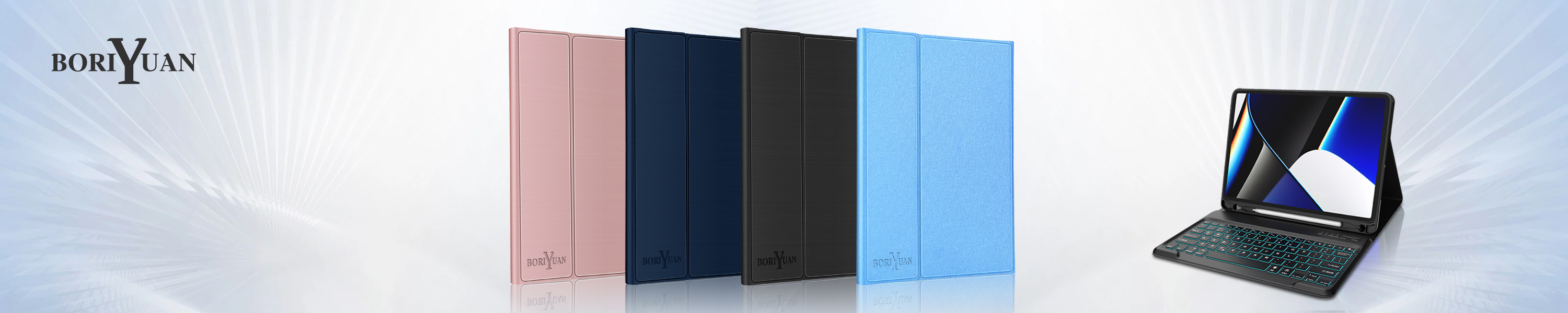 Amazon.co.uk BORIYUAN iPad Keyboard CaseMini 15/Mini 6