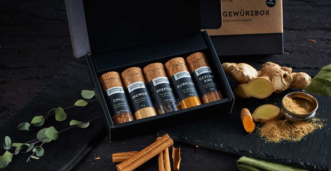 Yummy Organics: Gewürzboxen