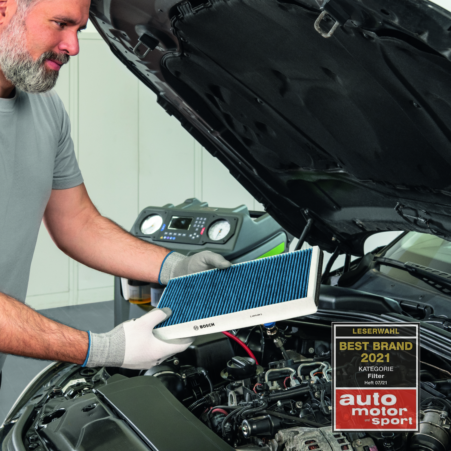 Filtro Abitacolo Bosch FILTER⁺ A8547 - Protezione Anti Pollini E Particolato - Foto 2