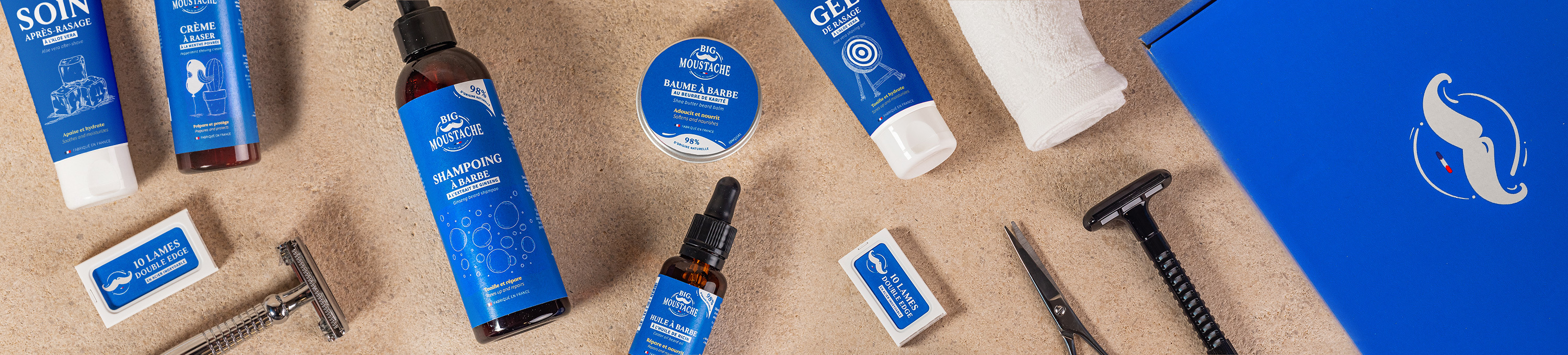 Amazon.fr Big Moustache Kits et coffrets de rasage