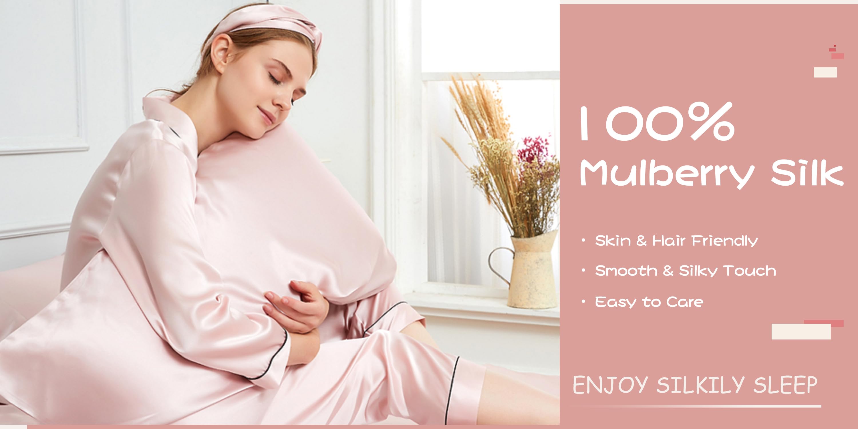 Amazon.co.uk OLESILK SILK PILLOWCASE