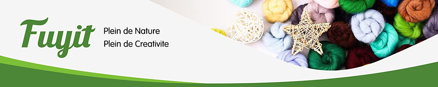 Lot De Fil à Tricoter Fuyit - 12 Couleurs Arc-en-Ciel - 50g Par Bobine - 2 Crochets Offerts - 100% Acrylique