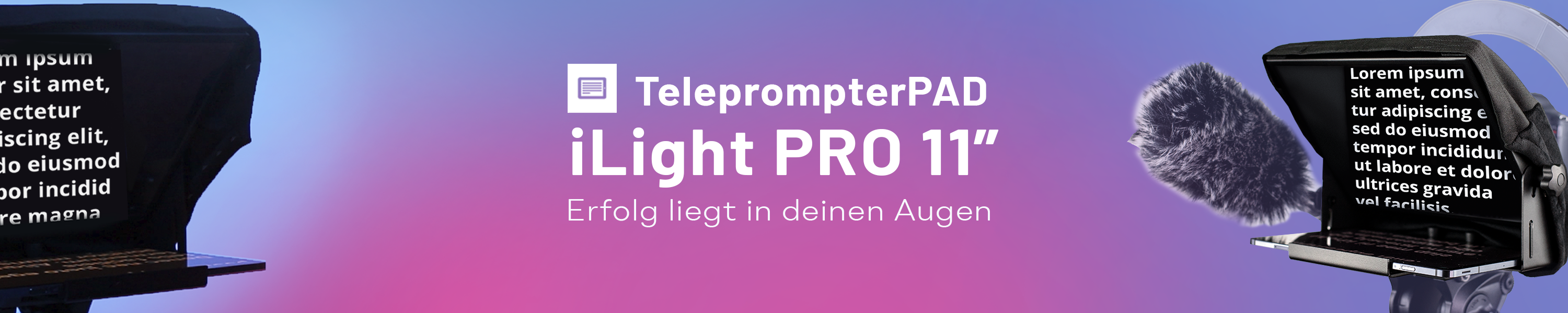 Amazon.de TELEPROMPTER PAD iLight PRO 12"