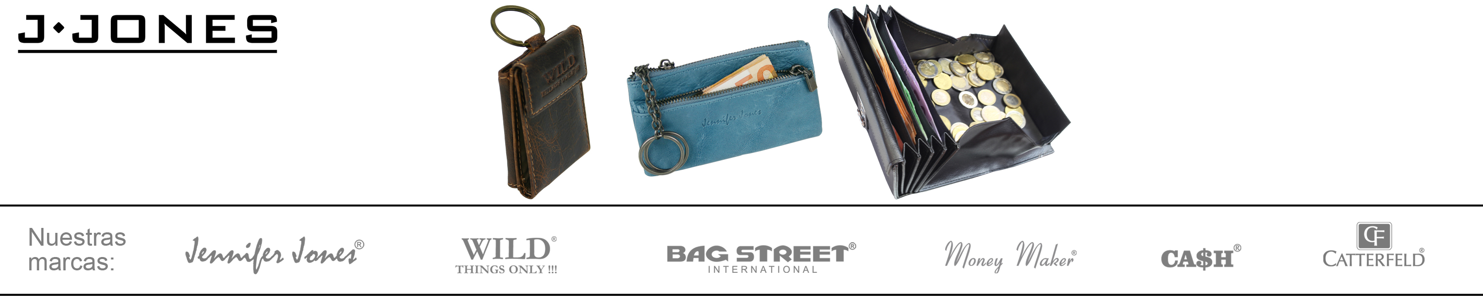 Borsa Da Polso Uomo In Vera Pelle J JONES, Portafoglio/Borsa Portatutto - 6152, Tracolla Rimovibile