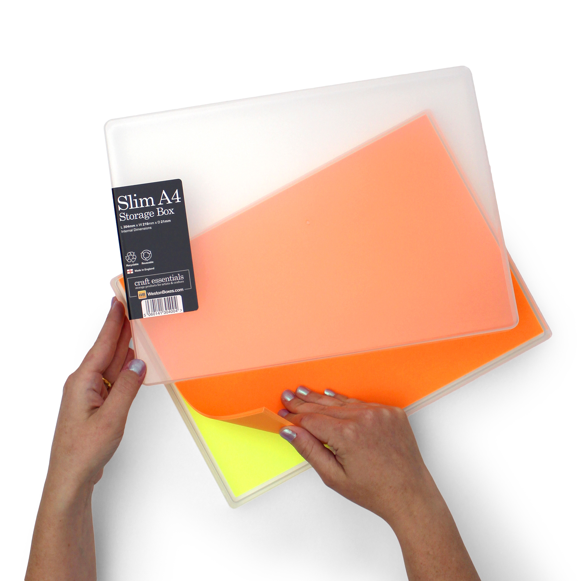 Amazon.co.uk WestonBoxes A4 Storage Box Slim