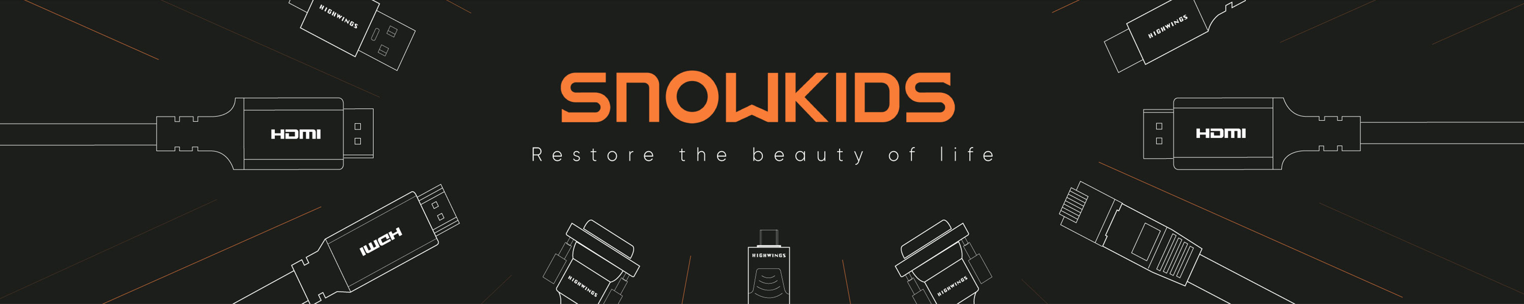Snowkids 4K HDMI 2.0 Cable