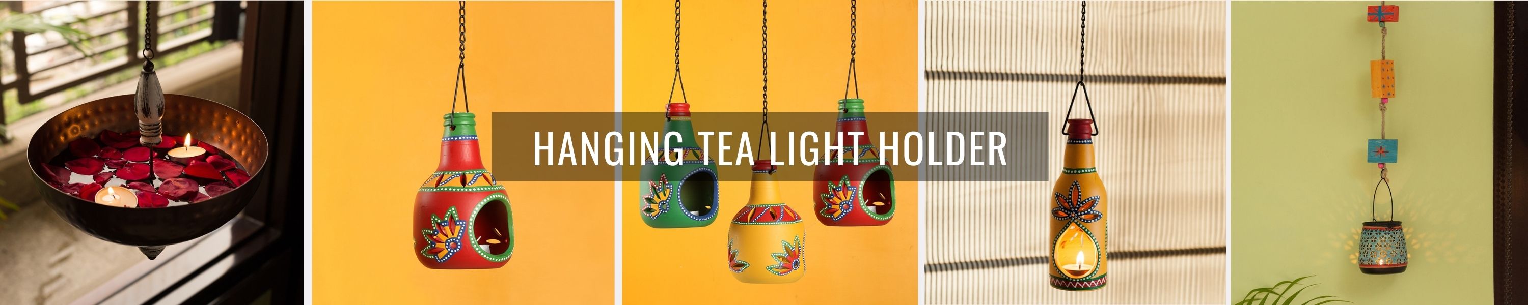 Amazon.in ExclusiveLane Hanging Tea Light Holder