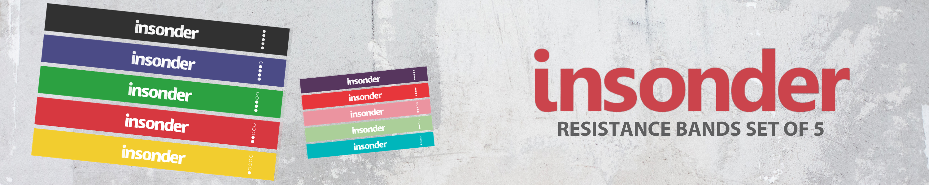 Amazon.co.uk: Insonder UK: Resistance Bands Set of 5