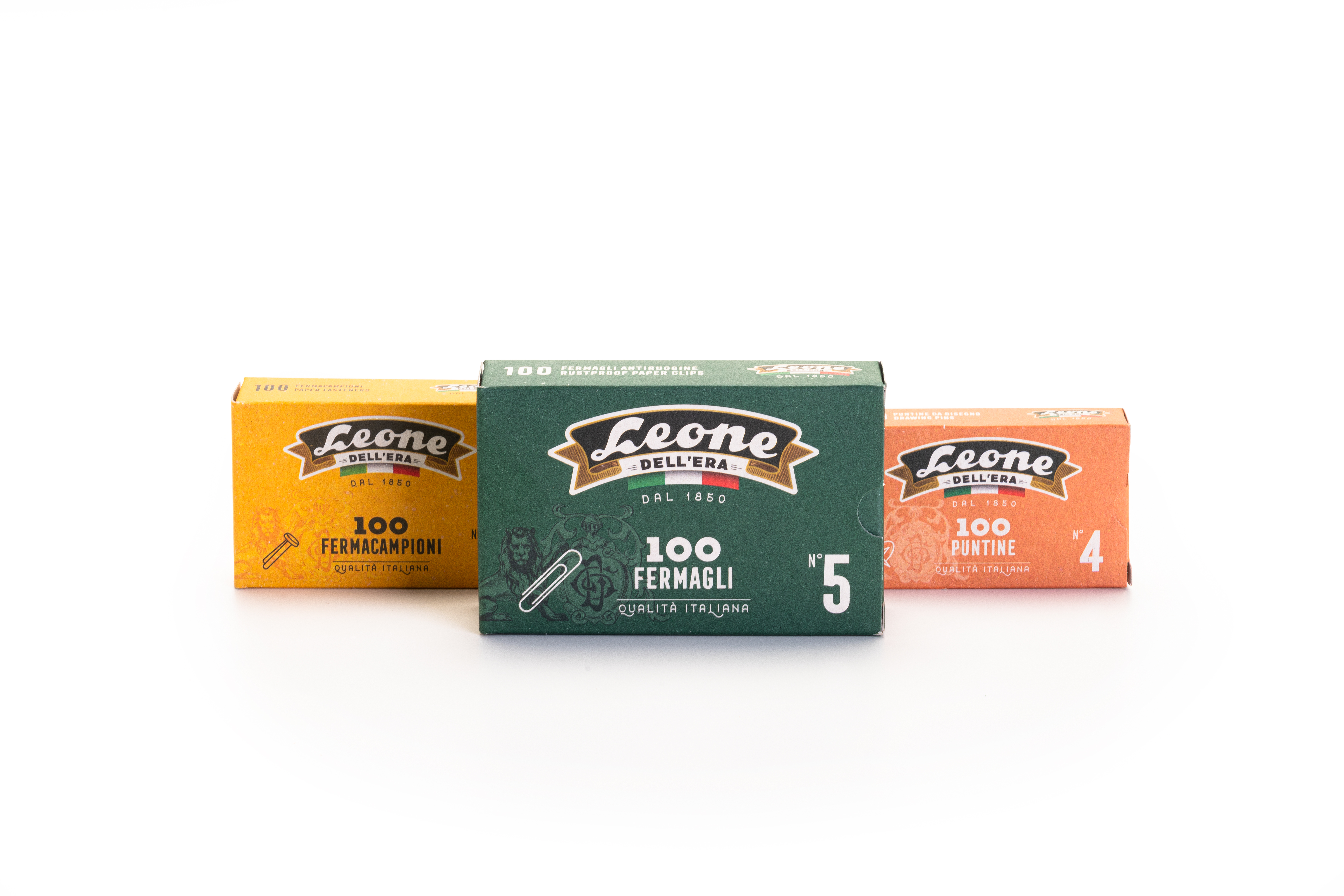 Leone Dell'Era Fermacampione Ottonato N&deg;3 - Per Nastro 3-17mm, Acciaio Dolce, Testa Diametro 8mm