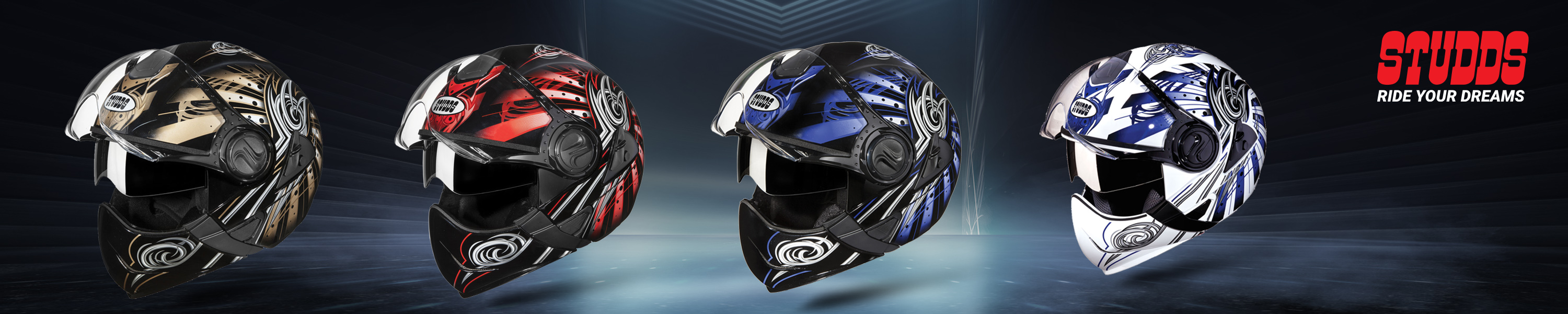 Amazon.in STUDDS Accessories Ltd. FLIP OFF FULL FACE HELMET