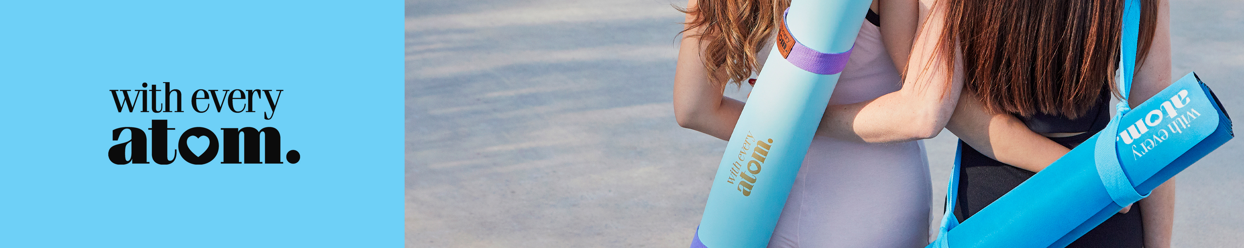 Amazon.co.uk With Every Atom Natural Rubber Yoga Mats