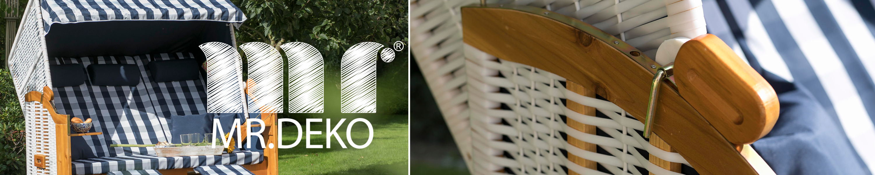 Amazon.co.uk MR. DEKO Zerlegte Strandkörbe