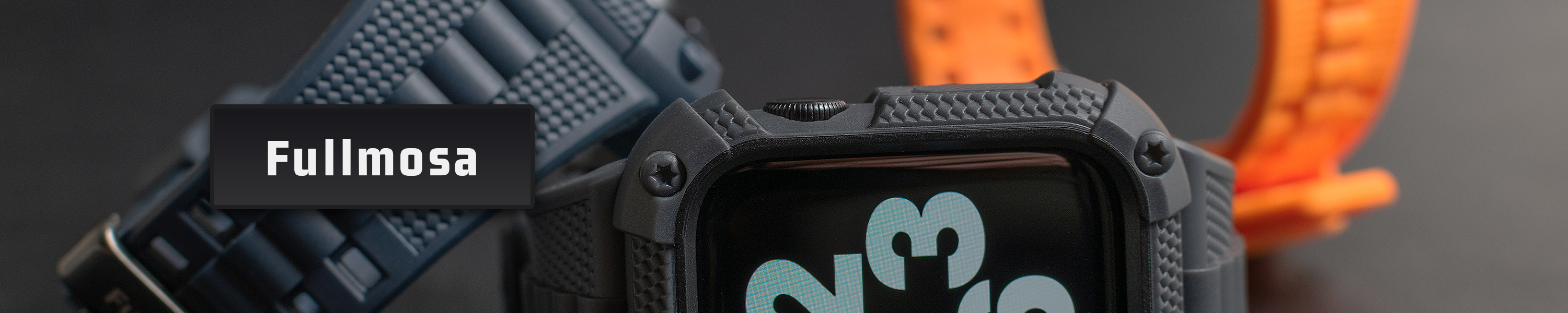 Amazon.fr Fullmosa Apple Watch Armband mit Schutzhülle