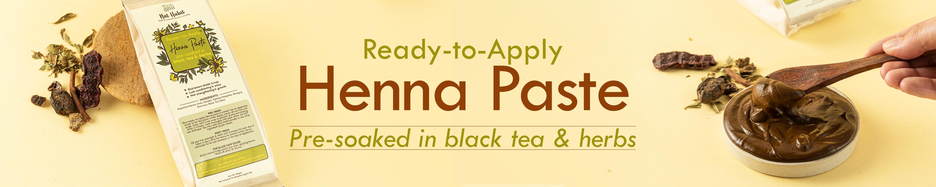 Amazon.in Nat Habit Fresh Henna Paste