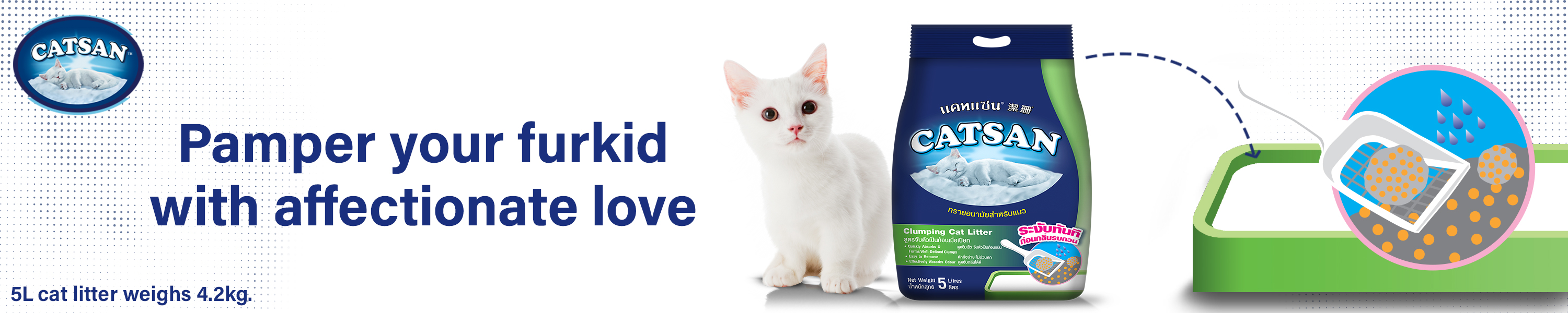 Amazon.in CATSAN CLUMPING CAT LITTER