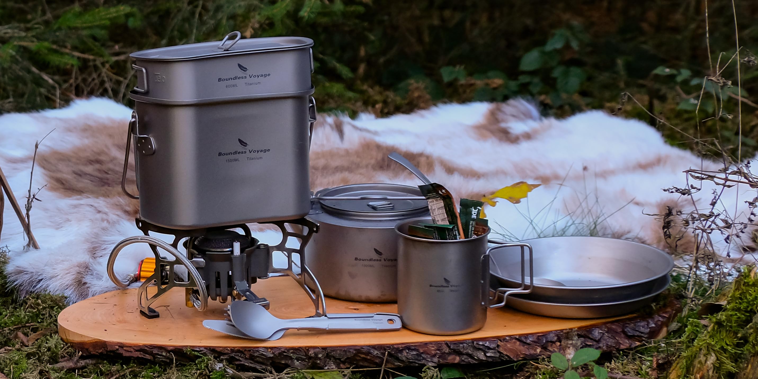 Boundless Voyage チタン　テーブルウェア　7点セット Boundless Voyage チタン テーブルウェア 7点セット Boundless