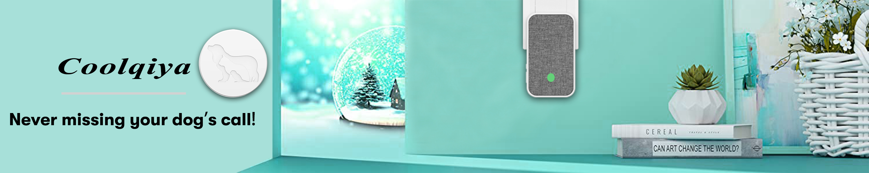 Coolqiya Dog Doorbell