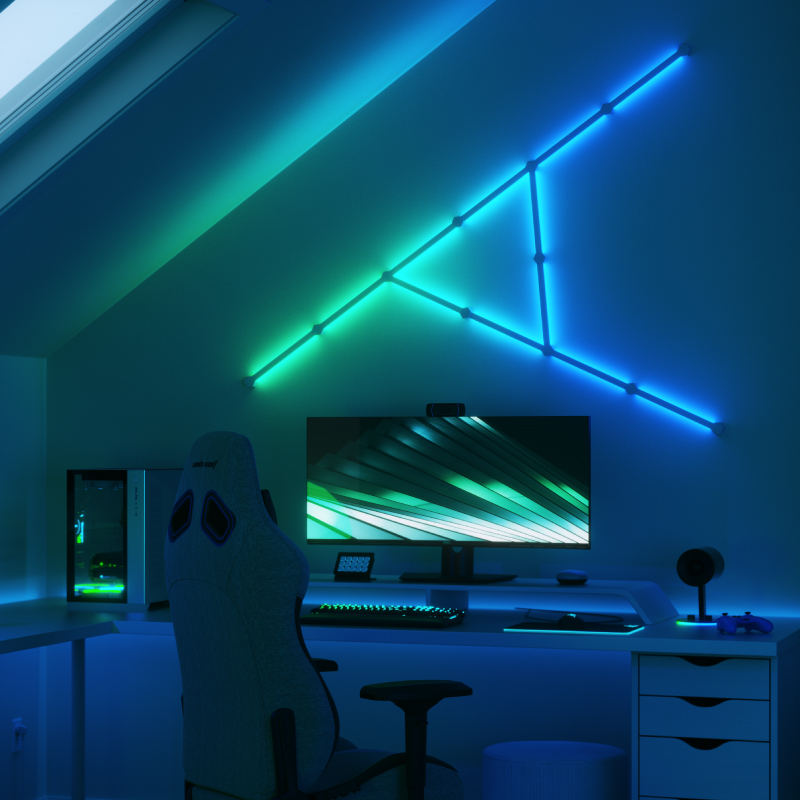ナノリーフ ライン 8本 ナノリーフ ライン 8本 Nanoleaf Lines | Smart LED Wall Lights
