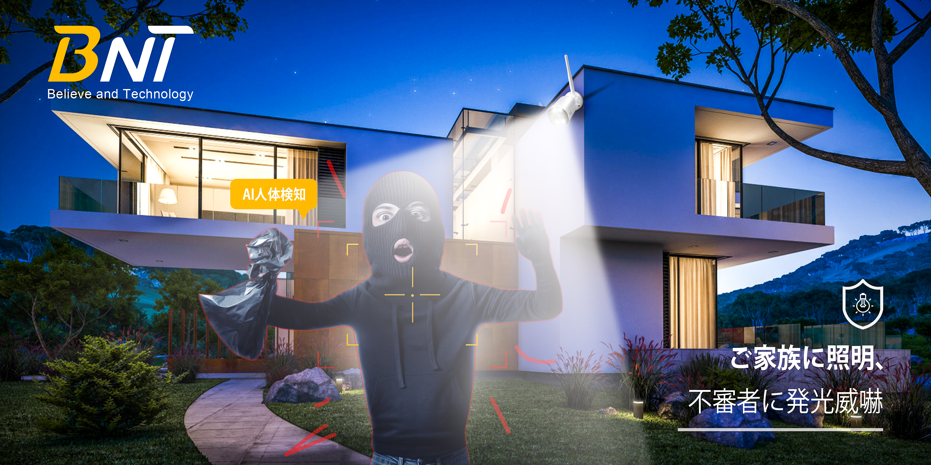 Amazon.co.jp: BNT: 防犯カメラセット